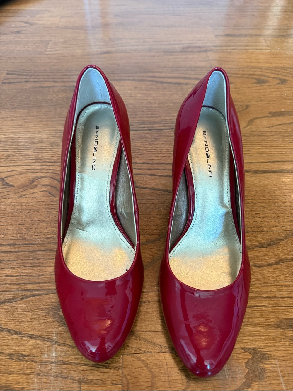 Bandolino Red Patent Leather Classic Pumps Size 8